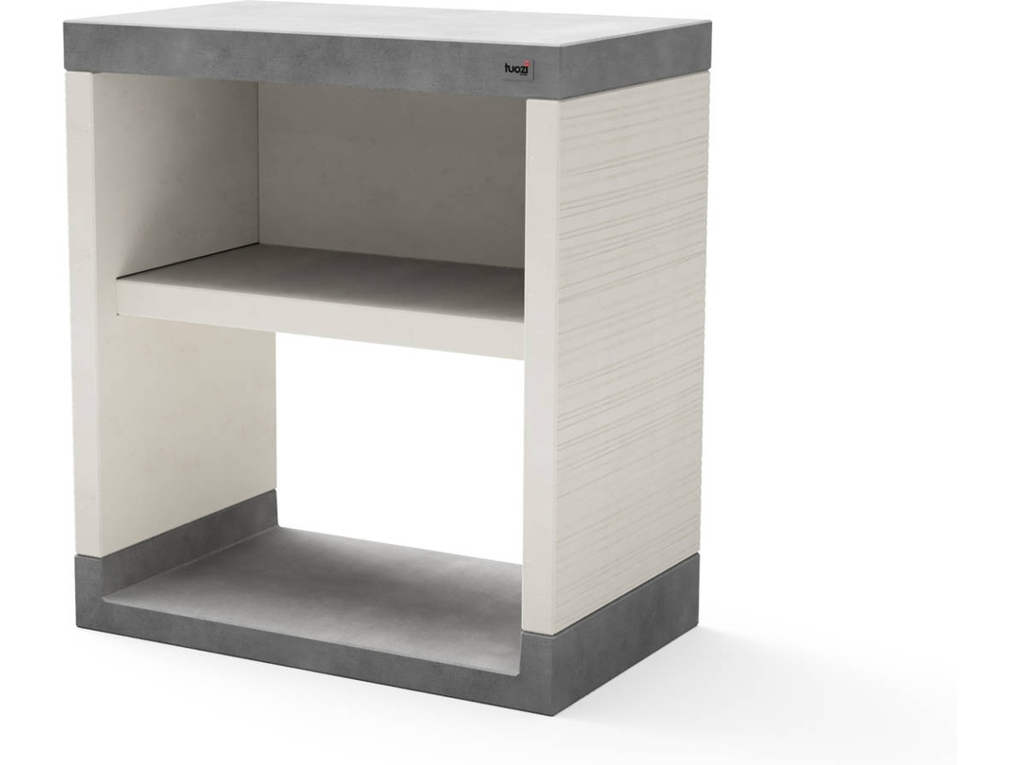 Módulo para Barbacoa TUOZI Plan/Venit 1 (Blanco, Gris - 78x47x88cm)