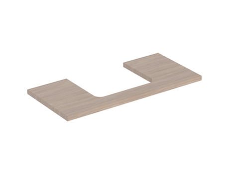 Placa de lavabo GEBERIT ONE recortable en el centro para lavabo de encimera 105x3x47cm 505.284.00.