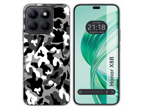 Funda Diseño Camuflaje para Honor X8B TUMUNDOSMARTPHONE Silicona Multicolor