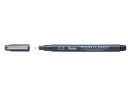 PENTEL Pointliner Negro Bolígrafo 12 Piezas