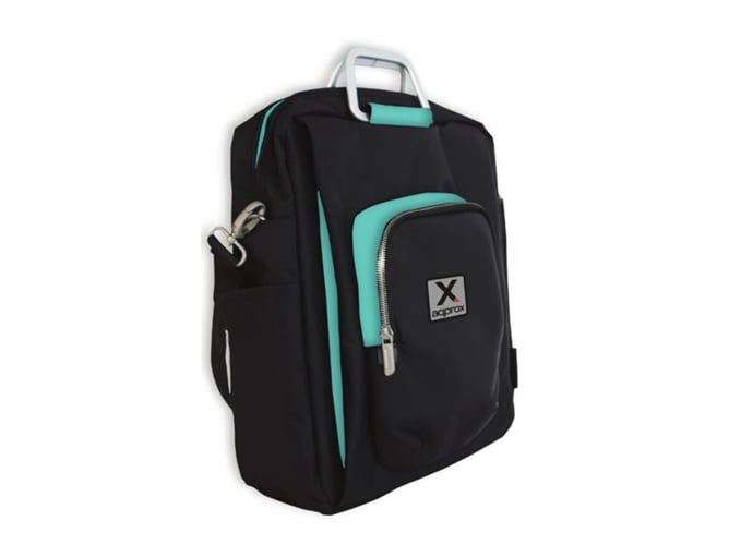 Maleta para Portátil APPROX appNBST15x 15.6" Negro y Turquesa