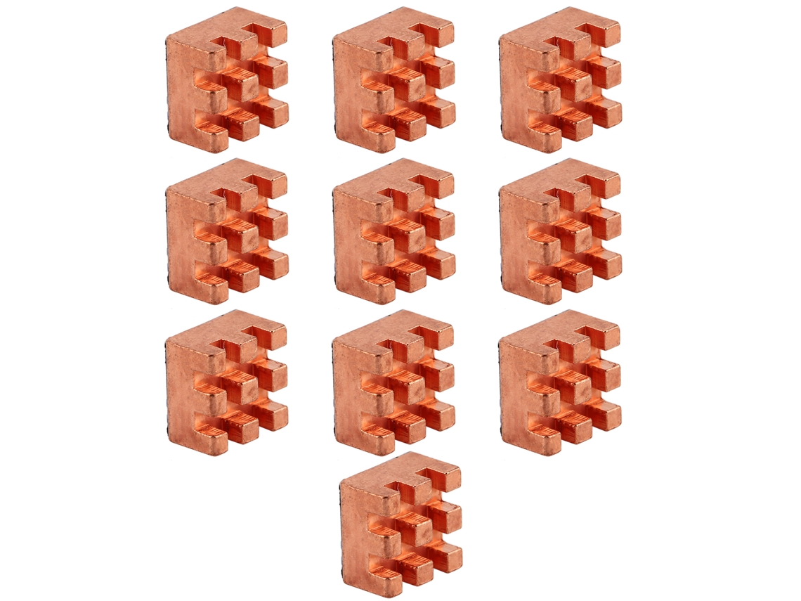 10 Piezas Pequeño Heat Sink Cooling Para Cpu Pcb Amplificador Aparatos Eléctricos P8x5x8
