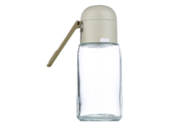 Botella Dosificadora De Sal De 180 Ml Con Tapa Hermética De Vidrio Transparente Para Cocina.