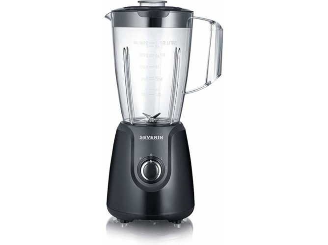 Batidora de Vaso SEVERIN SM3707 (600 W - 1.5 L - Negro)