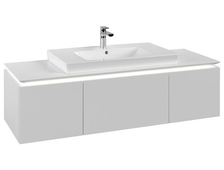 Villeroy &amp Boch Legato Vanity unit B698 1400x380x500mm central iluminación LED