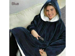 2026-sudadera Con Capucha Ultra Peluda Oversize Para Cama Y Hogar Suave Fleece Reversible Con Bolsillo