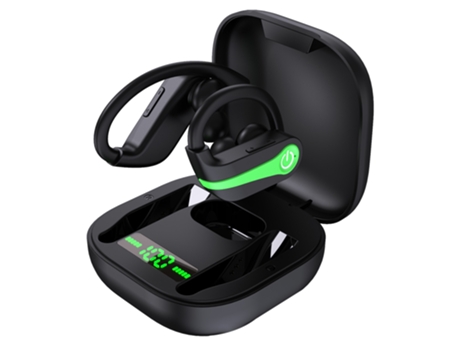 ELKUAIE Auriculares inalámbricos, Bluetooth 5.1 Deporte Auriculares inalámbricos IP7 Auriculares impermeables para correr Gimnasio Deportes