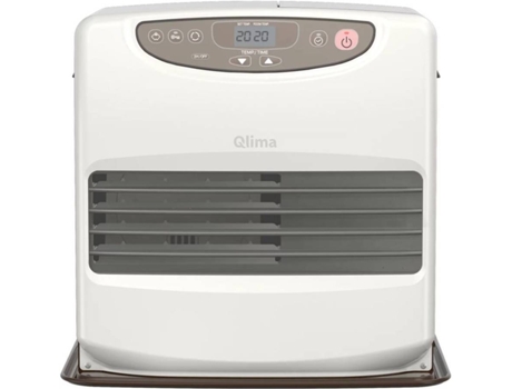 Qlima Calefactor de parafina portátil 428W blanco/chocolate SRE 9046C2