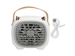 Ventilador pulverizador USB portátil con humidificador, 3 velocidades.