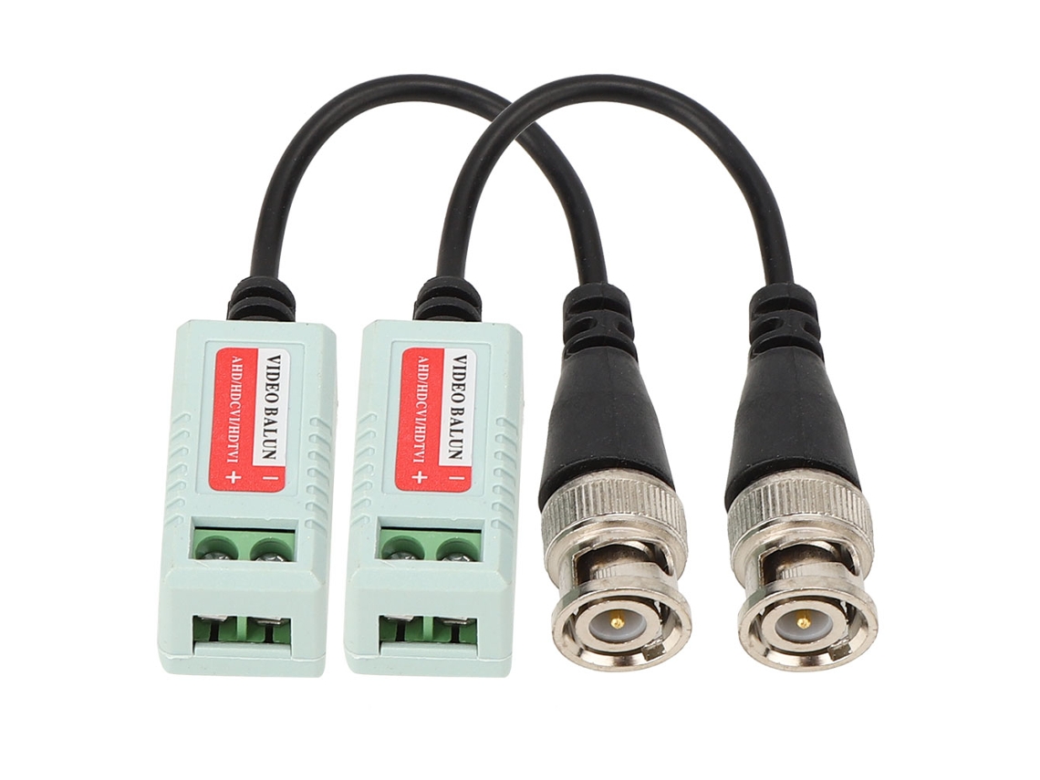 Balun De Video Pasivo 1080p Transmisor De Par Trenzado Para Cvi/tvi Conector Transceptor De Cable