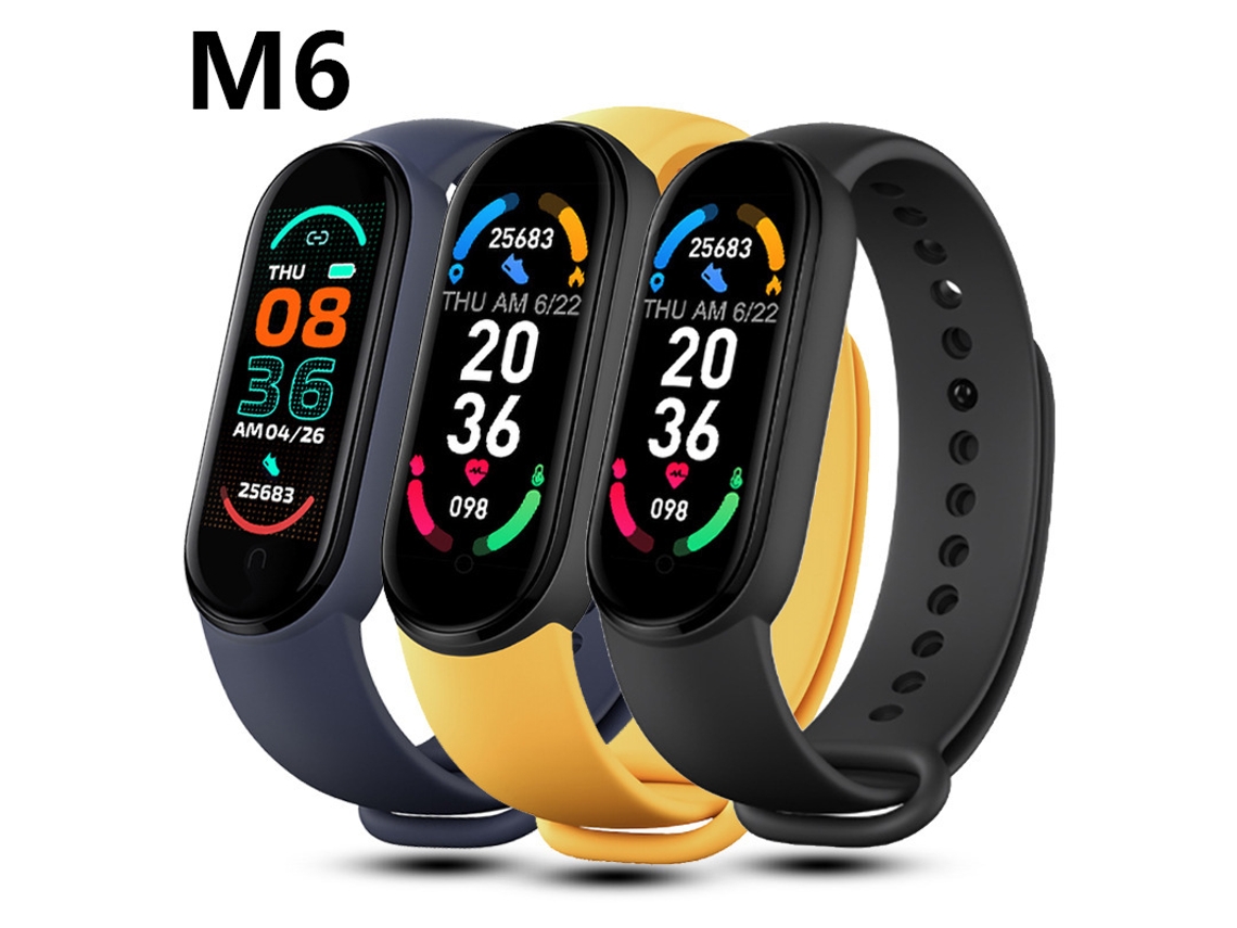 Reloj Inteligente M6 Magnético, Negro.