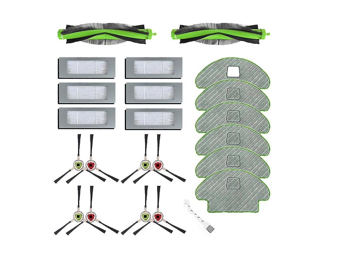 23 Peças Acessórios De Aspirador De Pó Para Irobot Roomba Combo 113 R113840 Escova Principal Filtro Hepa GERTIZ