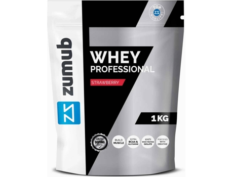 Whey Protein ZUMUB Profissional (1kg - Morango)