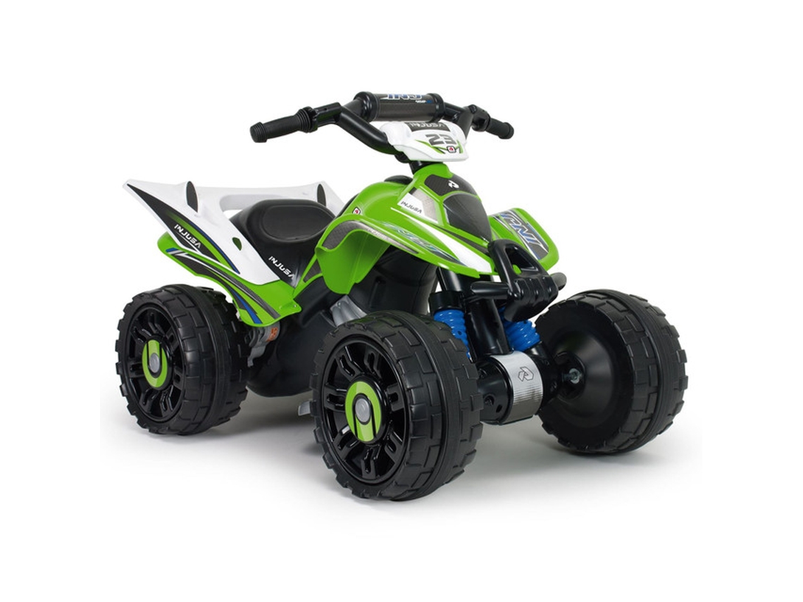 Quad Eléctrico Blaster ATV 12V Color Verde para Niños de 2 Años INJUSA