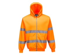 Sudadera De Alta Visibilidad Con Capucha Y Cremallera - Versatilidad Y Estilo Naranja / 4xl