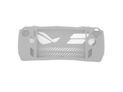 2026-funda Protectora De Silicona Para Rog Ally Gris Blanco Anti-rasguños Y Deslizamientos