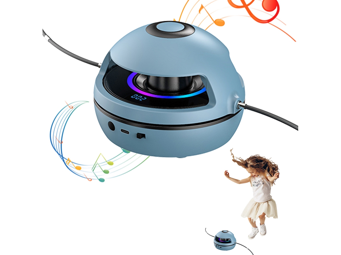 Cuerda Para Saltar Eléctrica Ajustable Con Control Remoto, 10 Velocidades, Para Niños Y Adultos.