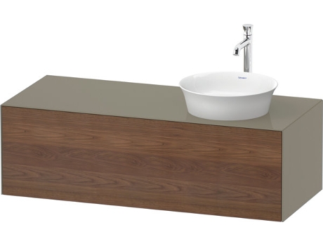 DURAVIT Tulip blanco, mueble de pared, ancho 1300 x fondo 550mm, con 1x extraíble, con tecnología tip-on, WT4977R