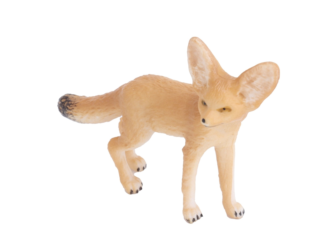 Figura De Juguete De Un Zorro En Miniatura, Modelo Educativo De Animal Salvaje Del Bosque, Pvc, 3+ Años