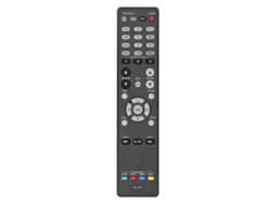 Controle Remoto Lcd Tv Rc-1183 Substituto Portátil Acessório Televisão Abs Preto