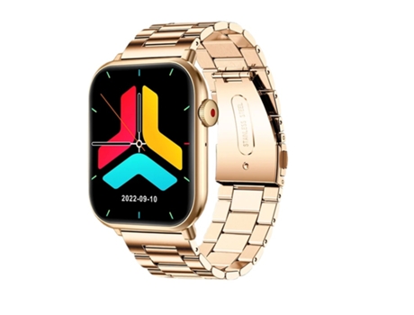 Reloj inteligente con pantalla grande de 1,96 pulgadas para mujer, Monitor de oxígeno y temperatura corporal, asistente de voz, reloj inteligente S...