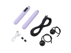 Cuerda Para Saltar Con Peso Para Encimera (sin Cordón) Para Fitness - Morada - Para Hombres, Mujeres Y Niños