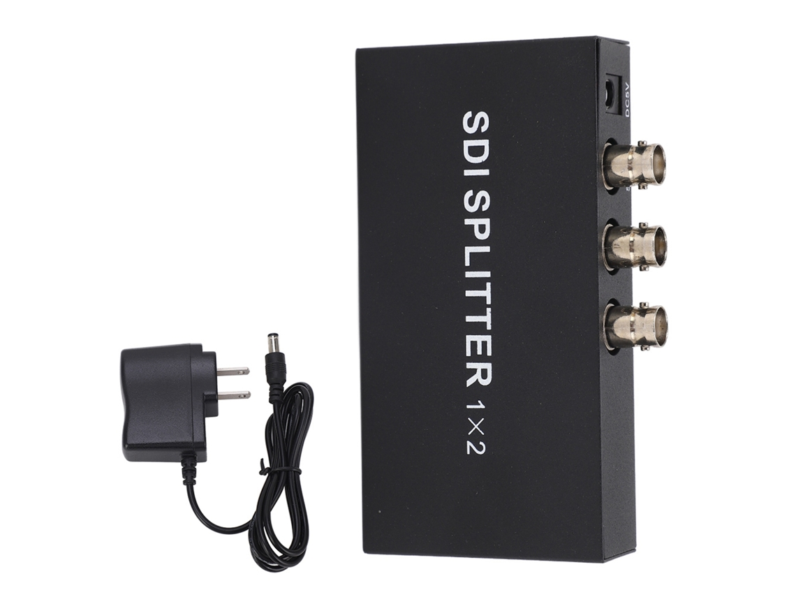 Divisor Sdi 1x2, 1 Entrada, 2 Salidas, Repetidor De Distribución, Extensor, Enchufe Estadounidense, 100-240 V