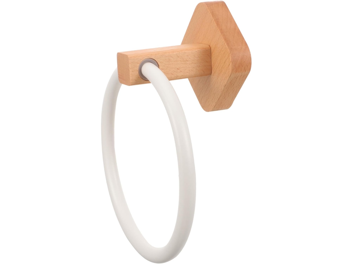 Toallero De Madera Para Pared, Organizador Toallas Baño, Cocina Y Armario, Práctico Soporte Ropa