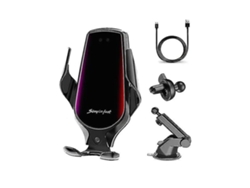 Cargador Carro Qi Fast Sensor Yizhood Negro