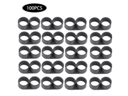 100 Piezas De Accesorios De Conexión Para Tubos De Riego Por Goteo De Jardín De 16/20 Mm De Plástico