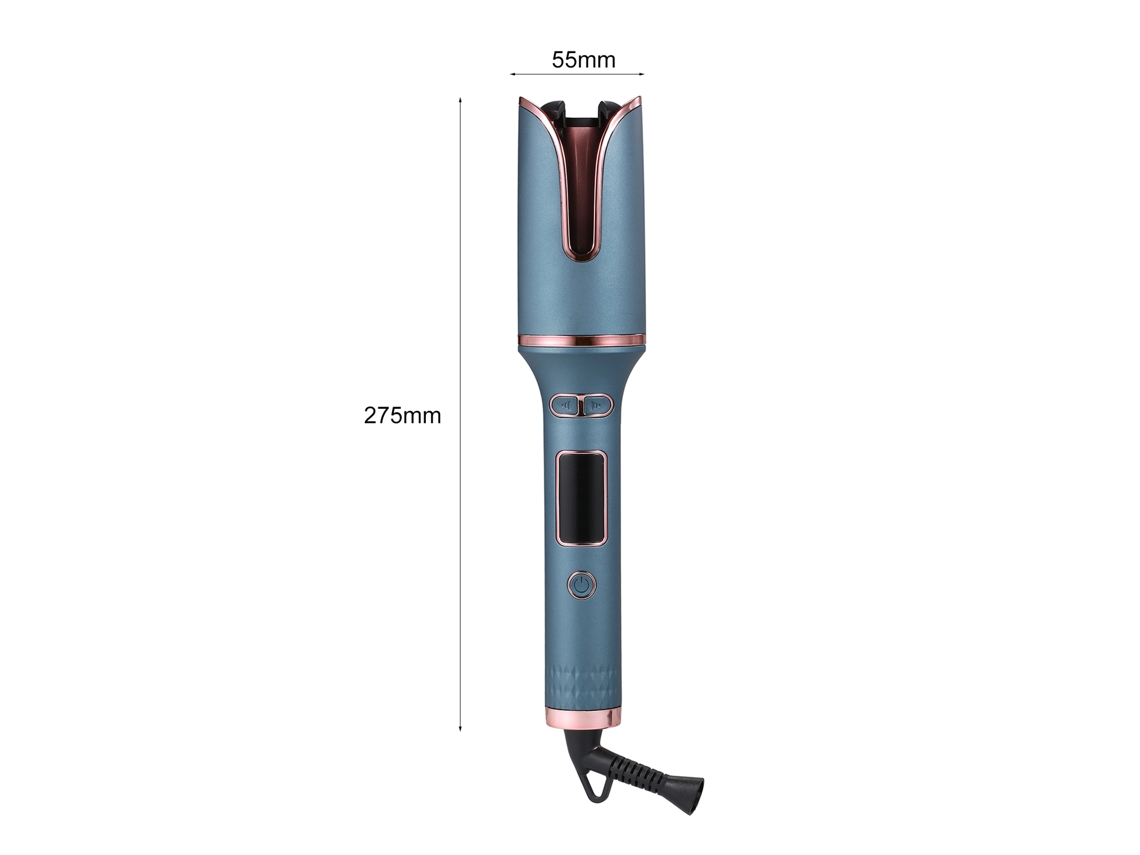 Rizador De Pelo Automático Portátil Para Estilo Femenino: Calentamiento Rápido, Ajuste De Temperatura Y Cable Giratorio 360°