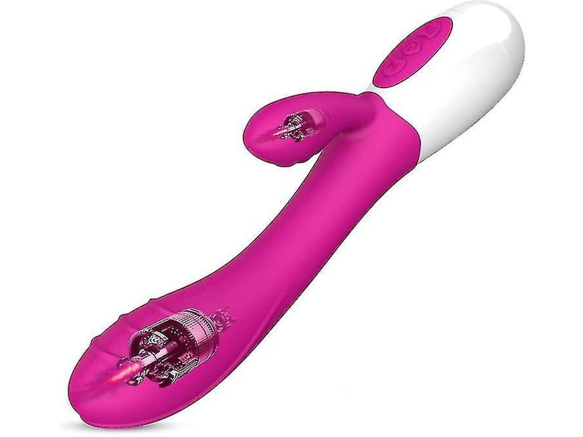 Vibrador Femenino 30 Modos De Vibración Varita Masajista Masturbador Usb Recargable Rosa YEMAESRE