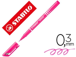 Marcador Stabilo Sensor Ponta de Fibra 0.3mm Rosa