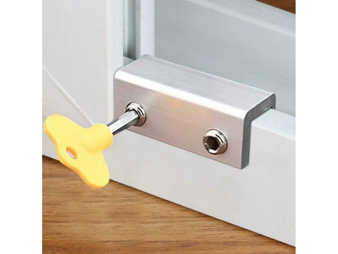 2026altiro-2 Cerraduras Para Ventanas Corredizas Con Llave Ajustable, Antirrobo, Seguridad Infantil, Aluminio.
