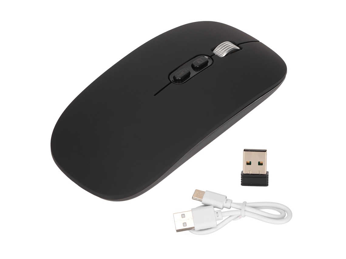 Baoj-2026rato Sem Fio 2.4g Fino Estiloso Recarregável Rgb Para Jogos E Escritório Com 3 Velocidades Dpi Para Laptop