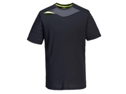 Camiseta de manga corta Portwest Dx4 Comfort Style / Negra / L