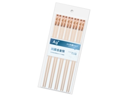 5 Pares De Palillos Antideslizantes De Pet Y Fibra De Vidrio, Estilo Japonés, Para Uso Doméstico.