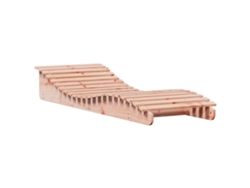 Tumbona de madera maciza Douglas VIDAXL (205x70x31,5 cm)