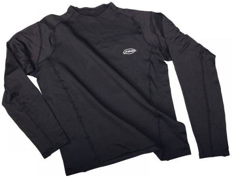 Rash guard Unisex FINIS Térmica Negro para Natacion (M)