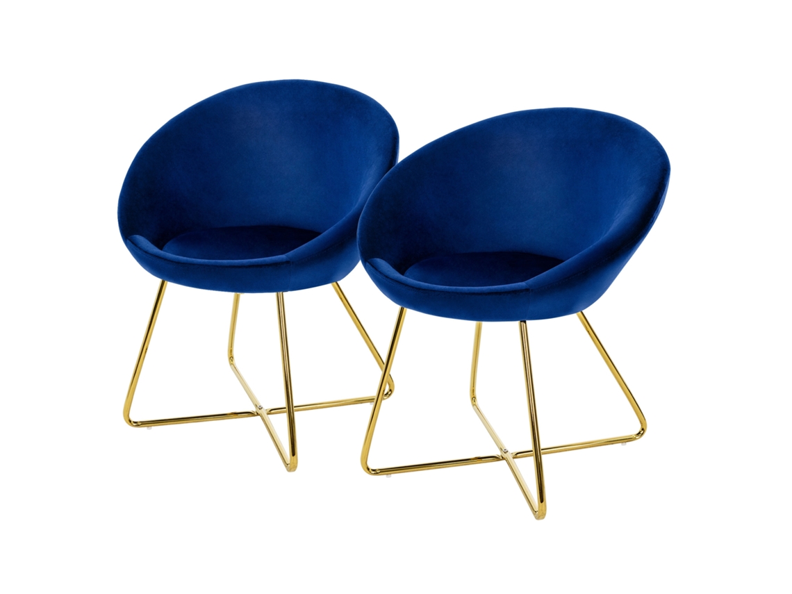 Conjunto de 2 Cadeiras de Jantar Cadeiras Estofadas Cadeiras de Sala de Estar Cadeiras de Cozinha ML-DESIGN