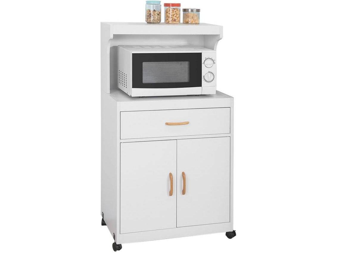 Aparador Auxiliar SOBUY FSB12-W (MDF - 62 x 40 x 119 cm)