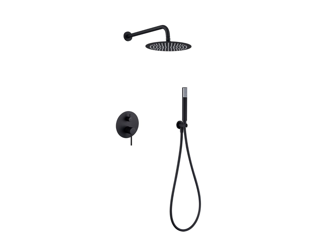 Columna de ducha Imex Monza Nm Gpm039/ng Acero inoxidable Latón ABS