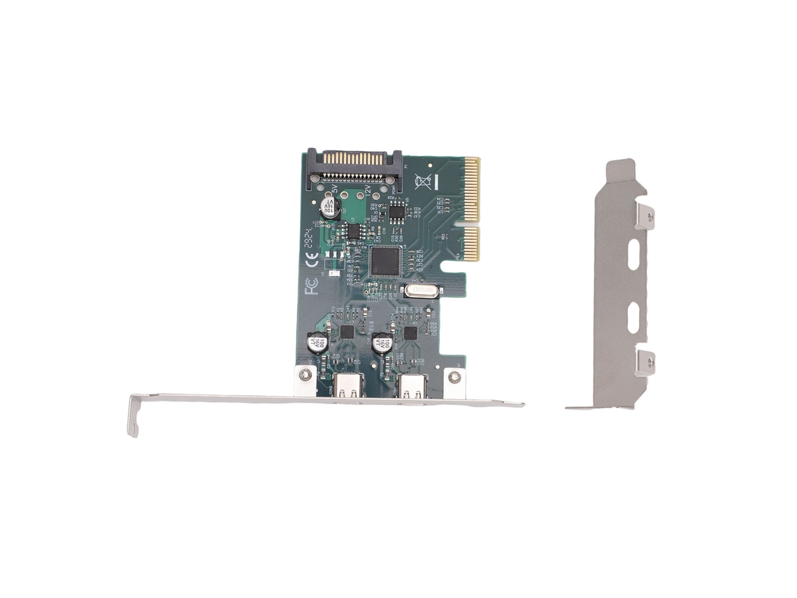 Tarjeta De Expansión Usb 3.1 Gen 2 Pcie De 10gbps, Concentrador Usb De 2 Puertos, Adaptador Pci Express 3.0 X4