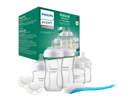 Avent Kit Biberones De Vidrio Natural Response Para Recién Nacidos Scd879/11 AVENT