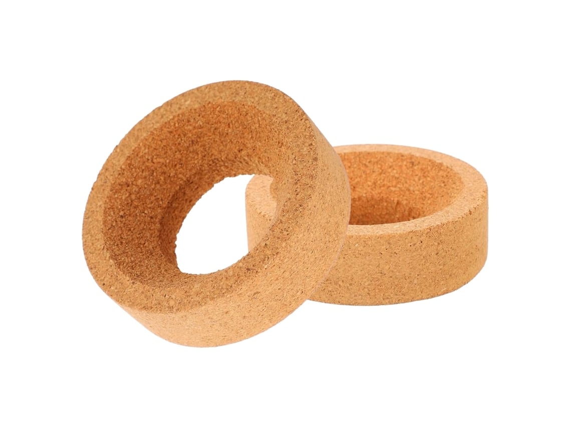 Suporte Redondo Para Garrafas Em Material Sintético Laranja.