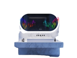 Espejo de baño, antivaho, altavoz Bluetooth, 120x60cm OEM