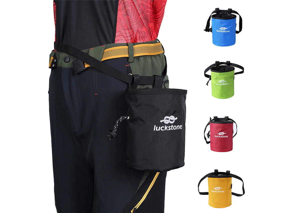 2026-bolsa De Creta Para Escalada Al Aire Libre Con Cinturón Ajustable Y Cepillo Para Escalada En Rocas