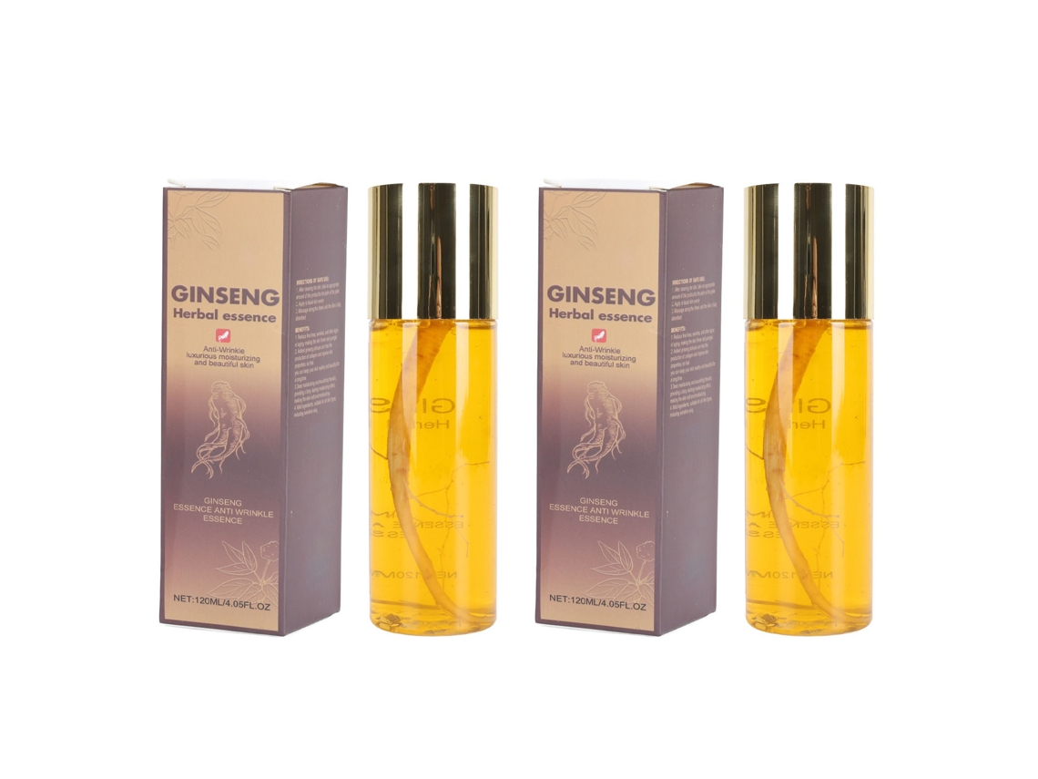 2 cremas faciales antiedad de ginseng de 120 ml para arrugas