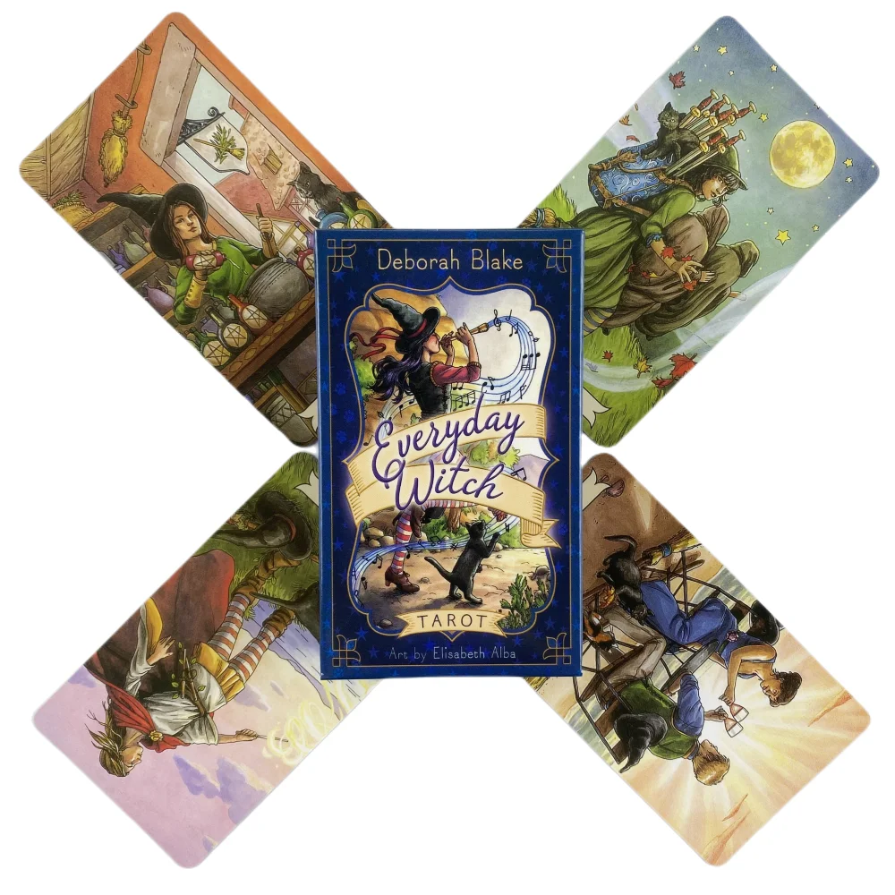 Juego De Cartas De Tarot "la Bruja Cotidiana" (incluye Guía Electrónica Y 78 Cartas En Inglés).