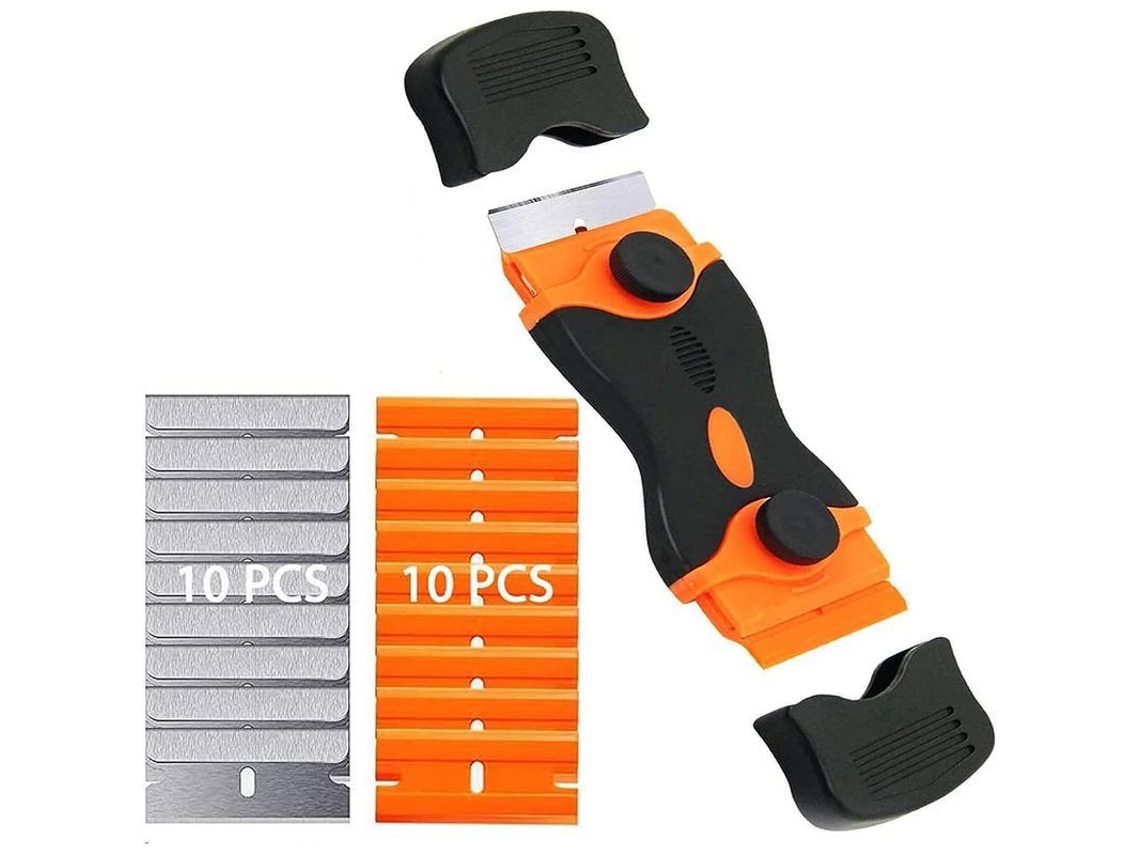 Raspador De Vitrocerámica Con 20 Cuchillas Extras, Versátil Para Vitrocerámica, Vidrio Y Azulejos